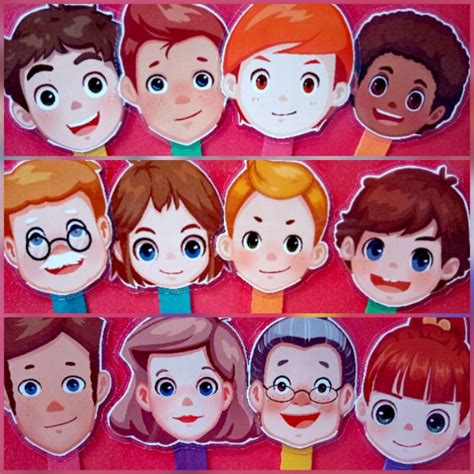 timmy 51talk characters printables|51Talk Timmy's Family .